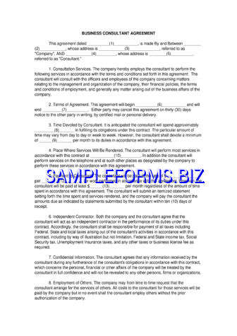Consultant Agreement 3 pdf free